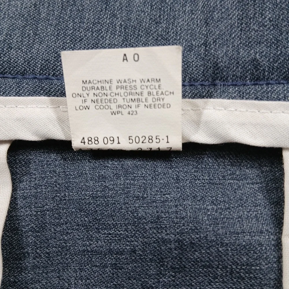 Vintage‎ Levi's Action Slacks Mens 36x30 Gray 100% Polyester Made in USA EUC